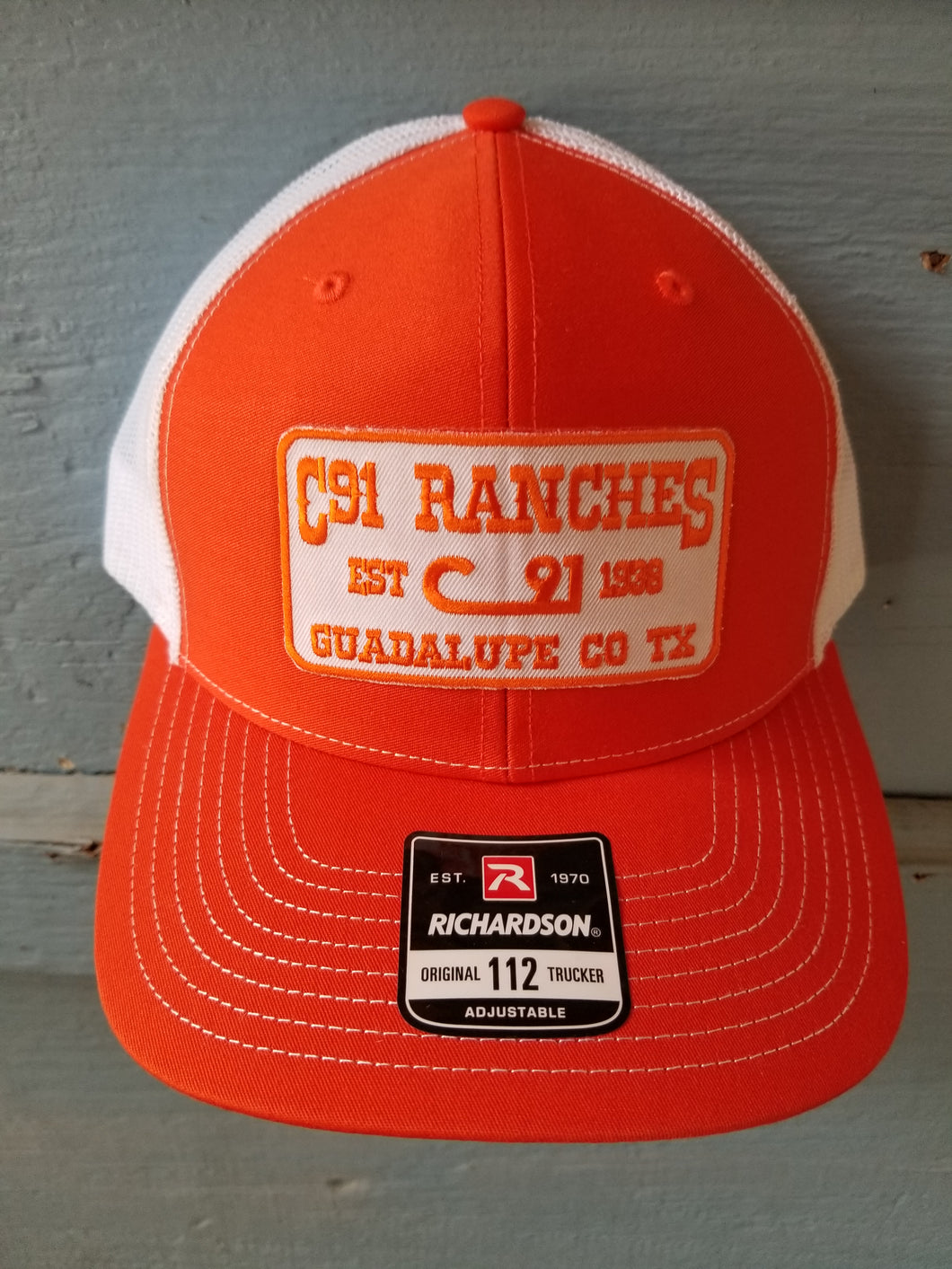 Orange C91 Ranches Ball Cap